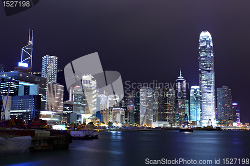 Image of Hong Kong skyline night
