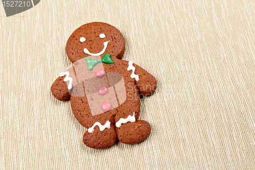 Image of gingerbread man for christmas