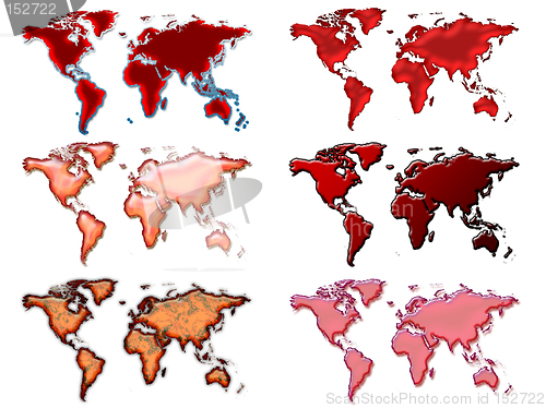 Image of Six worlds red