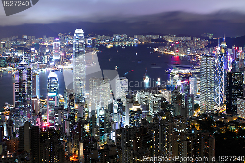 Image of Hong Kong at night