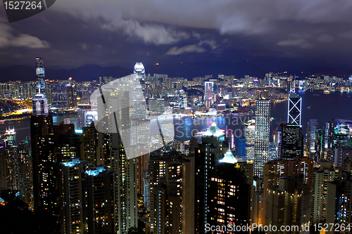 Image of Hong Kong at night