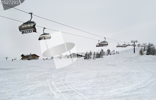 Image of ski lift in Wagrain