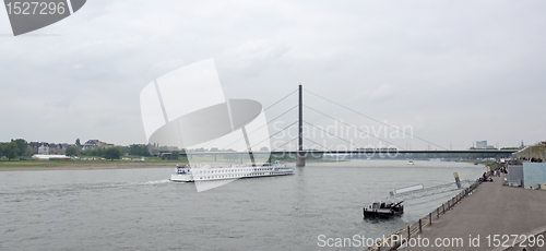 Image of River Rhine scenery in D