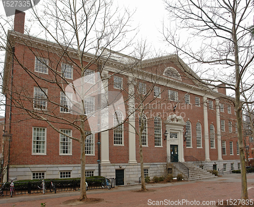 Image of Harvard Yard at winter time