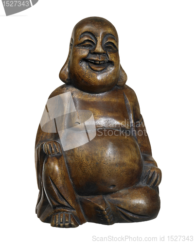 Image of dark wooden Buddha