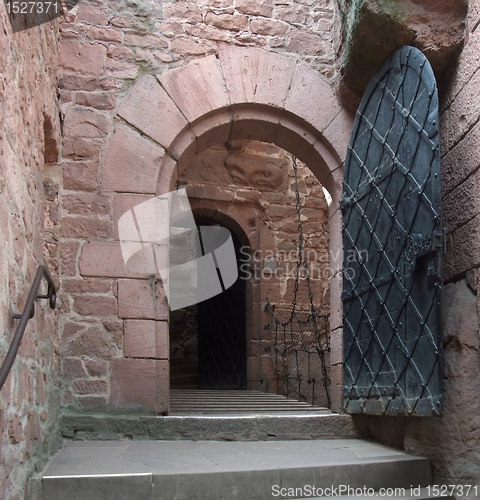 Image of entrance inside the Haut-Koenigsbourg Castle