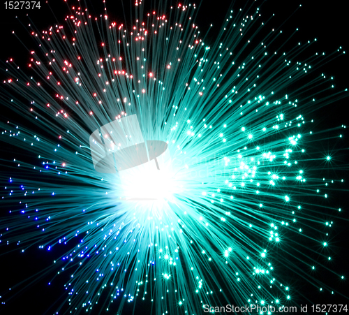 Image of plastic optical fibers