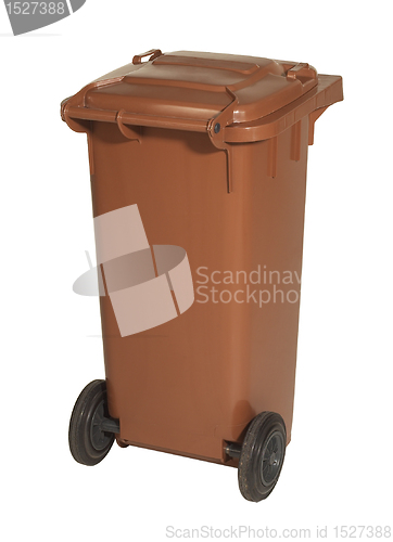 Image of brown waste container