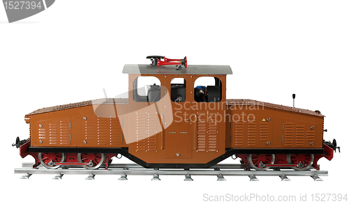 Image of brown model railway