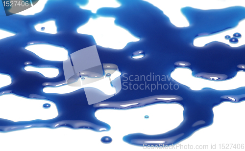 Image of blue fluid