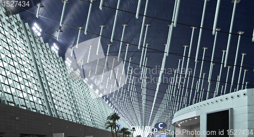Image of Shanghai airport detail
