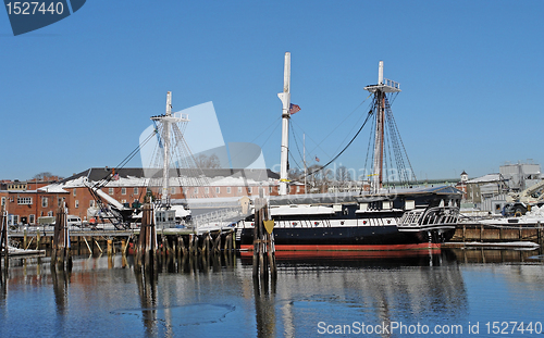 Image of USS Constitution sailing ship