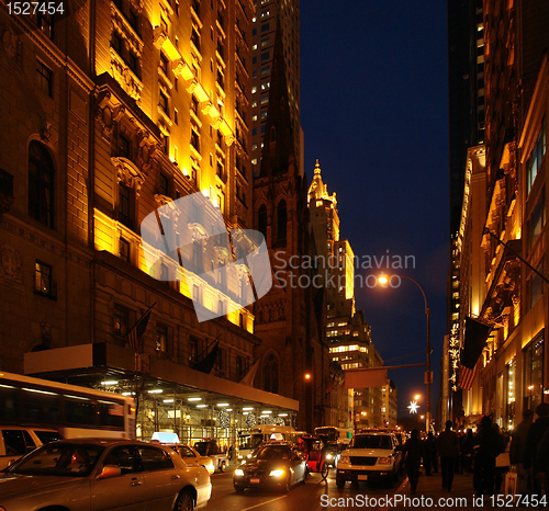 Image of New York City Street at Night