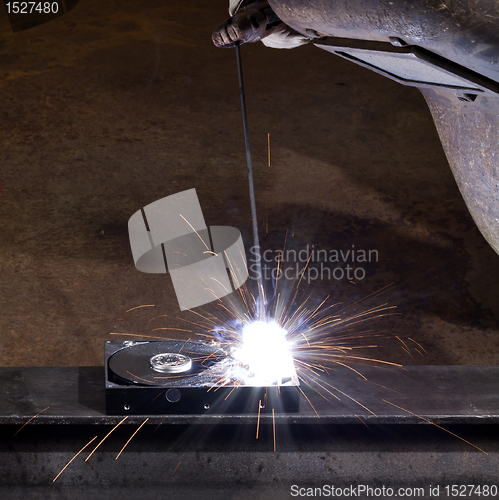 Image of welding scenery