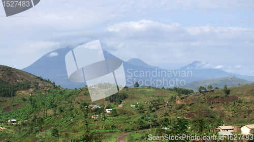 Image of Virunga Mountains panoramic scenery