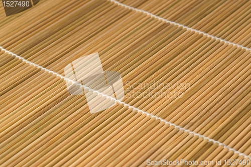 Image of wooden mat detail