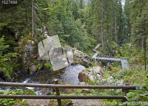 Image of around Triberg Waterfalls at summer time