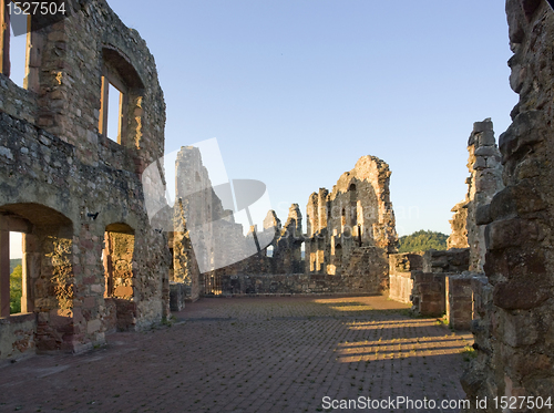 Image of evening scenery inside Hochburg Emmendingen