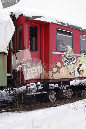Image of old railway car