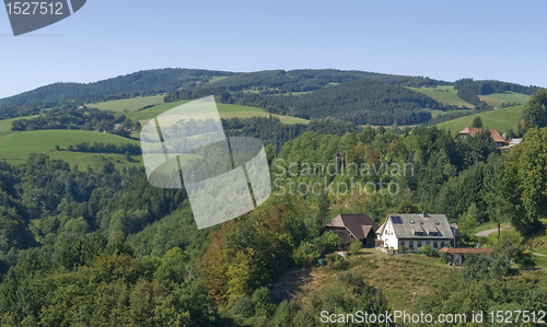 Image of aerial Black Forest scenery