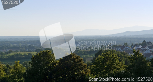 Image of panoramic view around Emmendingen