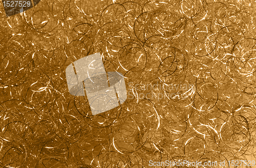 Image of golden loops detail