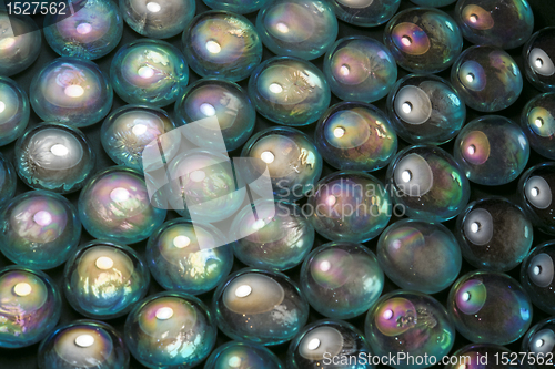 Image of iridescent glass beads