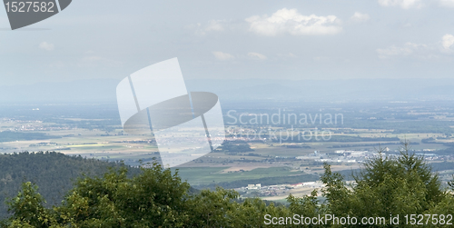 Image of aerial view around Haut-Koenigsbourg Castle