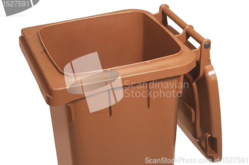 Image of open waste container