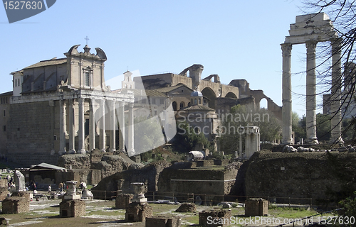 Image of Forum Romanum at summer time