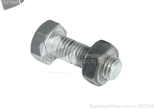 Image of screw with nut