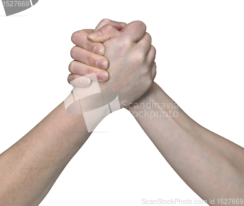 Image of arm wrestling