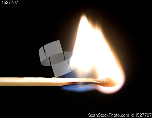 Image of burning match