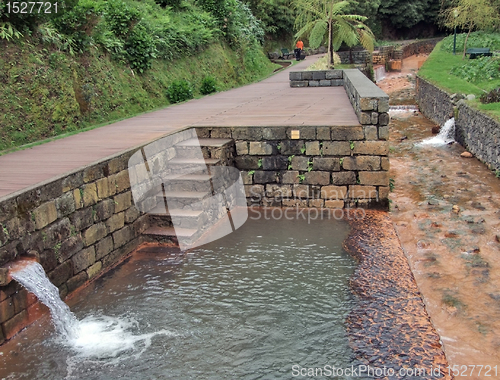Image of mineral spring canalisation at Sao Miguel Island
