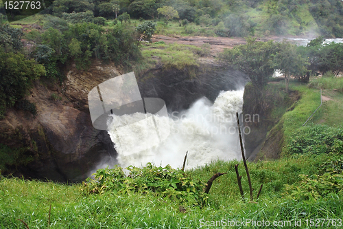 Image of above Murchison Falls in Uganda