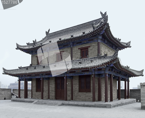 Image of upon the city wall of Xian