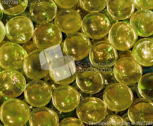 Image of iridescent glass beads