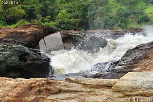 Image of whitewater at the Murchison Falls