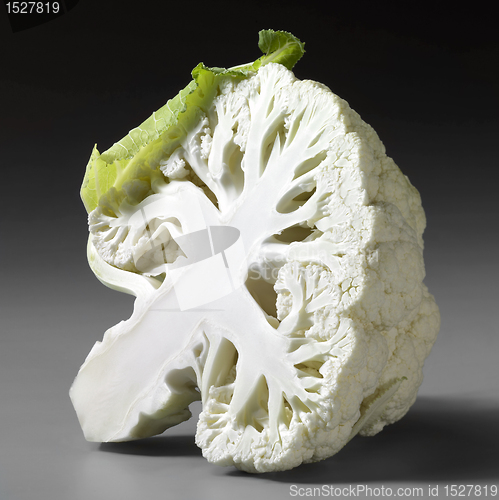 Image of halved cauliflower