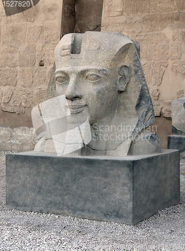 Image of sculpture at Luxor Temple in Egypt