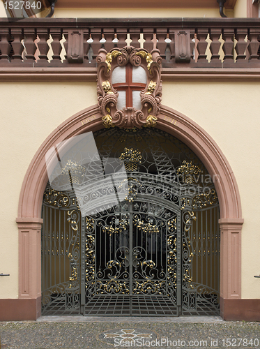 Image of decorative gate in Freiburg