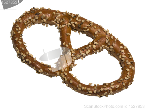 Image of sesame pretzel