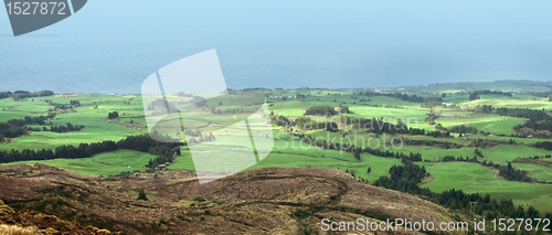 Image of aerial coast scenery at the Azores