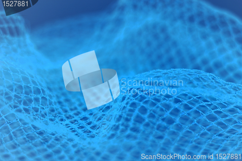 Image of blue net background