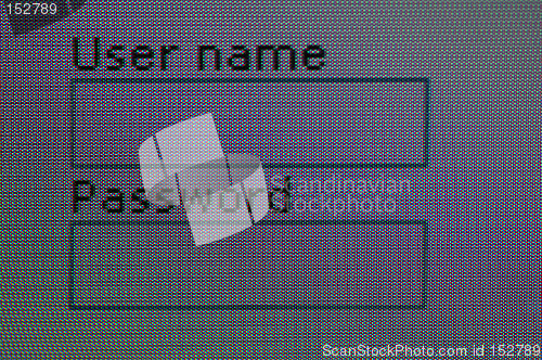 Image of Username and password