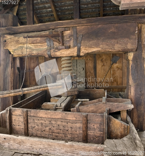 Image of historic wine press