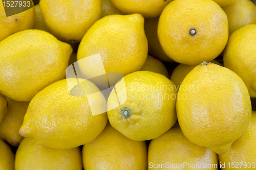 Image of full frame lemon background