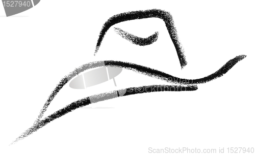 Image of cowboy hat sketch