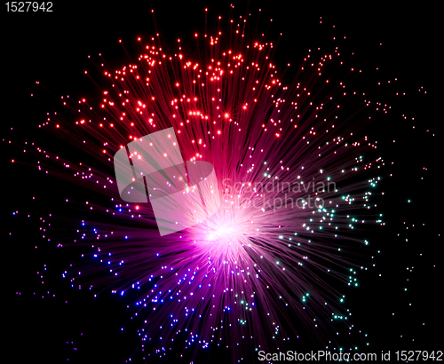 Image of plastic optical fibers