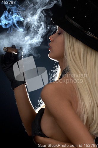 Image of cigar girl